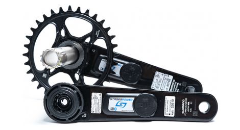Pedalier capteur de puissance stages cycling stages power lr shimano xtr r9120 noir
