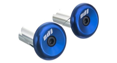 Embouts de guidon odi alu bleu