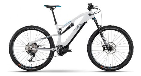 Raymon fullray 150e 10.0 mtb elettrica full-suspension shimano slx 12v 630wh 29'' bianco