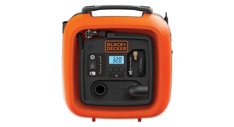 Gonfleur-compresseur filaire - 11 bars 160 psi black+decker asi400-xj