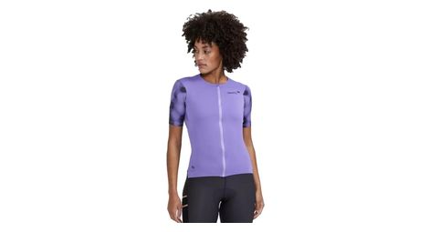 craft pro gravel violet women s short sleeved cycling jersey
