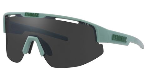 Bliz matrix glasses matte green - smoke mirror silver