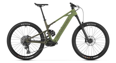 mondraker crafty carbon r full suspension electric mountain bike with sram 12 speed 800wh bosch battery 120 nm 29 inch wheels brown black