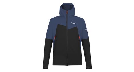 Veste softshell homme salewa sella durastretch bleu