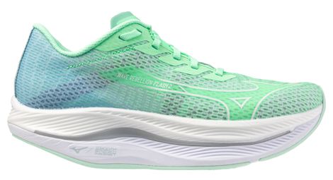running shoes mizuno wave rebellion flash 2 green women s