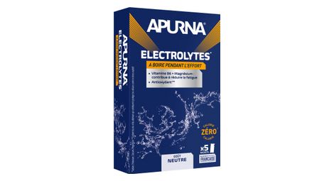 Electrolytes gout neutre apurna etui 5x8g