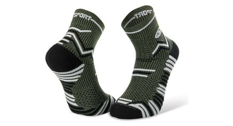 Paire de chaussettes bv sport trail ultra vert noir