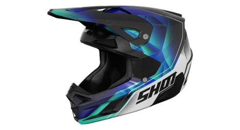 Casque Intégral Shot Speed Olymp Bleu Brillant Enfant