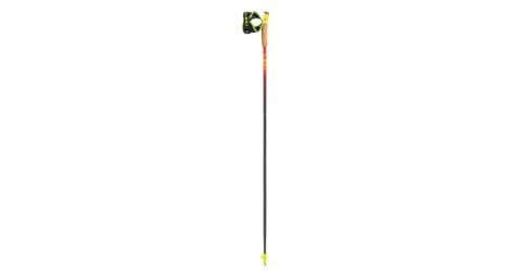 Leki vertical k trail poles black/red/yellow