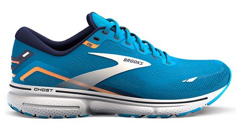 Chaussures running brooks ghost 15 bleu orange homme