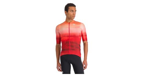 Sportful flow maillot de manga corta supergiara rojo