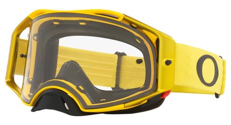 Máscara de moto oakley airbrake mx amarillo transparente ref. oo7046-b5