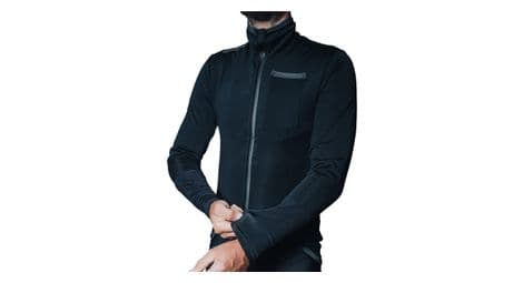 Spatzwear shield unisex long sleeve jacket black