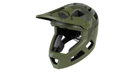 Casque intégral enfant endura singletrack vert camo unique