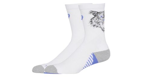 Unisex socken asics performance run crew weiß blau