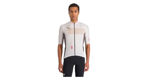 Maillot de manga corta sportful breakout supergiara blanco