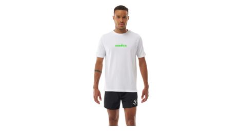 T-Shirt Compressport Training Ironman 2026 Blanc/Vert Homme