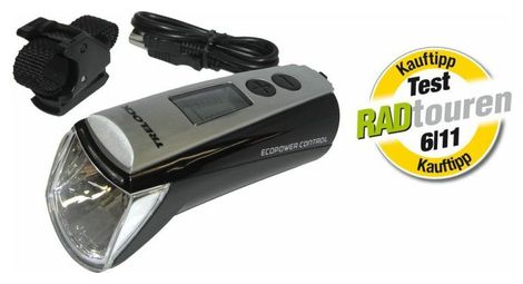 Eclairage avant led a batterie trelock control ion 70 ls950