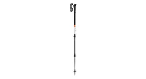 Bastones telescópicos Leki Skysolo blanco/negro/naranja (110-145 cm)
