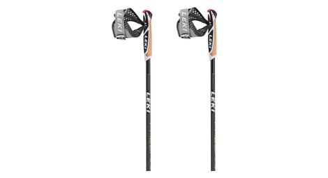 Paire de bâtons de marche nordique leki pacemaker lite noir