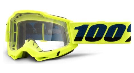 100% accuri 2 yellow goggle - clear lens