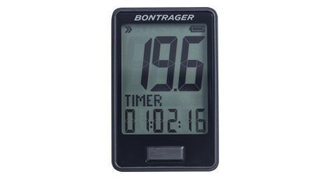 Bontrager ridetime fahrradcomputer hochglanz schwarz