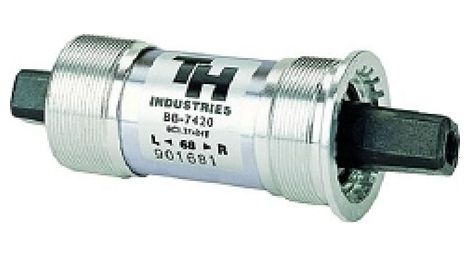 Boitier de pedalier leader cuvettes acier l 122.5 mm