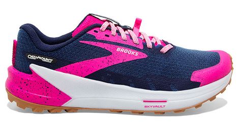 Brooks donna catamount 2 blue pink trail running scarpe