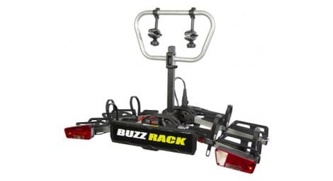 Buzz rack portabicicletas de remolque e-scorpionxl 13 clavijas - 2 (compatible con e-bikes) bicicletas negro