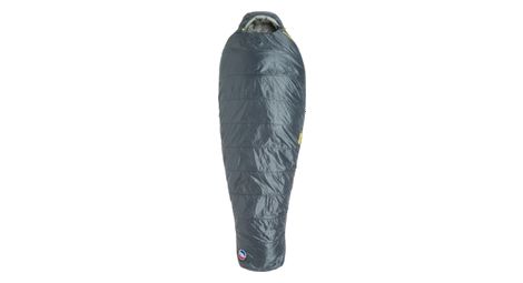 Saco de dormir big agnes antracita 30 gris regular - zip gauche