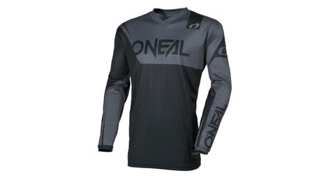 Maillot Manches Longues O'Neal Element Racewear Gris/Noir Enfant