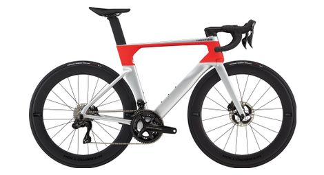 Bicicleta de carretera cannondale systemsix hi-mod shimano dura-ace di2 12v 700mm gris mercurio 54 cm / 170-180 cm