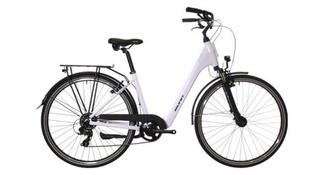 Bicicletta da esposizione - city bike sunn motion shimano tourney 8v bianco lucido 2023 m