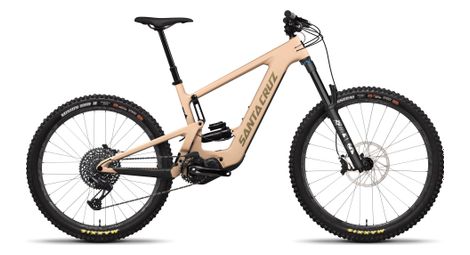 Santa cruz bullit 3 s carbon cc mtb elettrica a sospensione totale sram gx eagle 12s 630wh mx (29/27.5'') beige 2024 xl / 185-195 cm