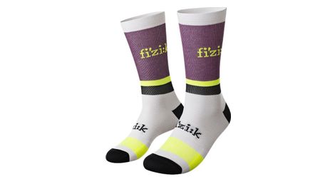 Chaussettes fizik team edition lila/blanc