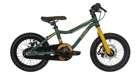 Scamp smallfox monovelocidad 14'' bicicleta de montaña para niños verde - producto renovado