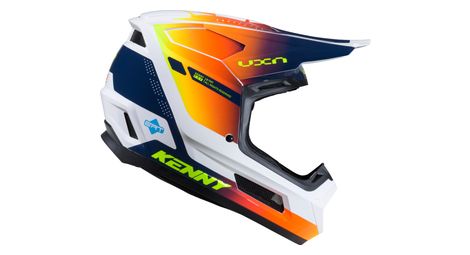 Casque integral kenny performance bleu/orange