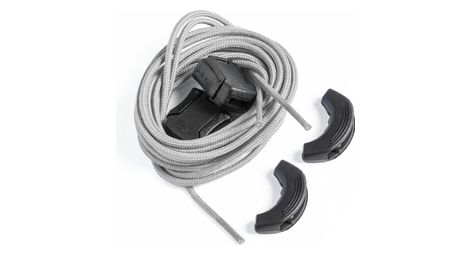 Paire de Lacets Crankbrothers Speed Lace Argent