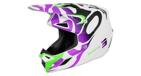 Casque Intégral Shot Speed Ghost Violet Brillant Enfant