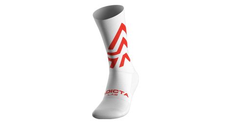 Chaussettes adicta lab ichnite blanc bleu reflex