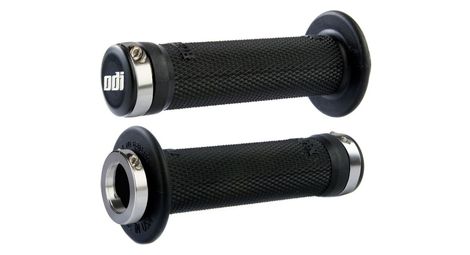 Grip lock-on ox ruffian bmx 130mm nero argento