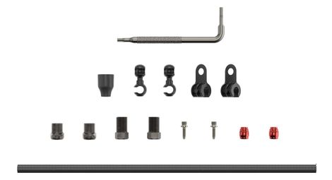 Kit durite hydraulique avec raccords sram double compression 2000 mm noir