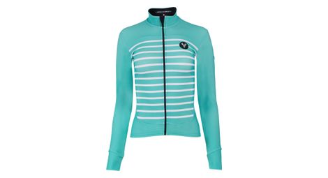 Maillot manches longues femme lebram ventoux menthe coupe ajustee