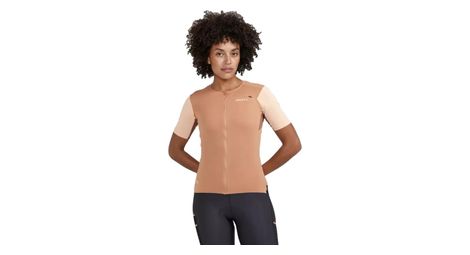 craft pro gravel sable women s short sleeved cycling jersey