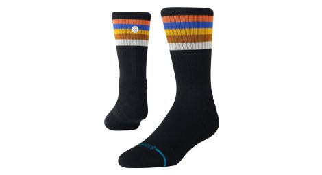 Chaussettes stance maliboo ribbed mid crew noir/corail
