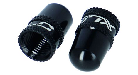 Paire de bouchons xlc pu x16 valve schrader noir