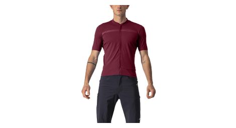 Castelli Unlimited Allroad Kurzarmtrikot Bordeaux