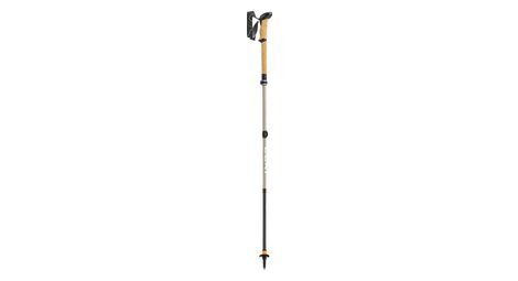 Bastones de senderismo plegables Leki Makalu FX Carbon AS Compact, beige/blanco/negro, 100-120 cm