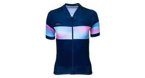 Maillot manches courtes femme lebram agnes marine crepuscule