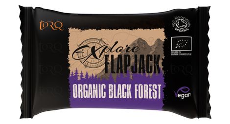 Barre energetique torq explore flapjack chocolat cerise foret noire 65g